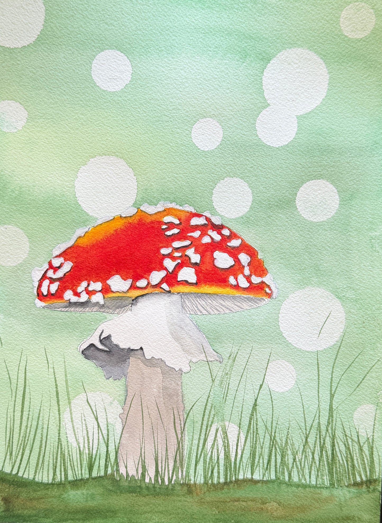 Watercolor Mushroom - September 18th - 6PM