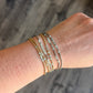 Kyanite Morse Code Bracelet - Stainless Steel