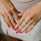 14k Gold Fill & Sterling Silver Stretchy Ring