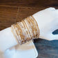 Morse Code Bracelet - 14k Gold Fill or Sterling Silver (Large)