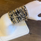 Black Onyx Morse Code Bracelet - 14k Gold Fill or Sterling Silver