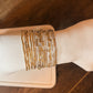Morse Code Bracelet - 14k Gold Fill or Sterling Silver (small)