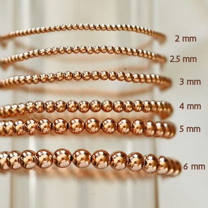 Simply Beaded 14k Rose Gold Fill Bracelet