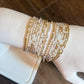 Opalite Morse Code Bracelet - 14k Gold Fill or Sterling Silver