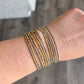 Morse Code Bracelet - Stainless Steel - gold, silver and mixed metal