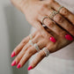 14k Gold Fill & Sterling Silver Stretchy Ring