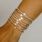 Opalite Heart 14k Gold Fill and Sterling Silver Beaded Bracelet