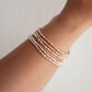 Madison - Mixed Metal Gold Fill + Sterling Silver Beaded Bracelet- WHOLESALE