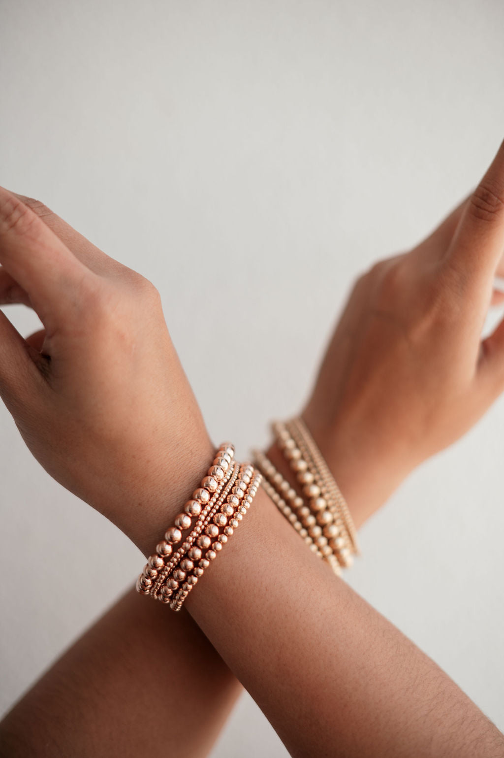 Simply Beaded 14k Rose Gold Fill Bracelet