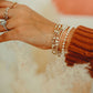 Rae Birthstone Gemstone Beaded Bracelet