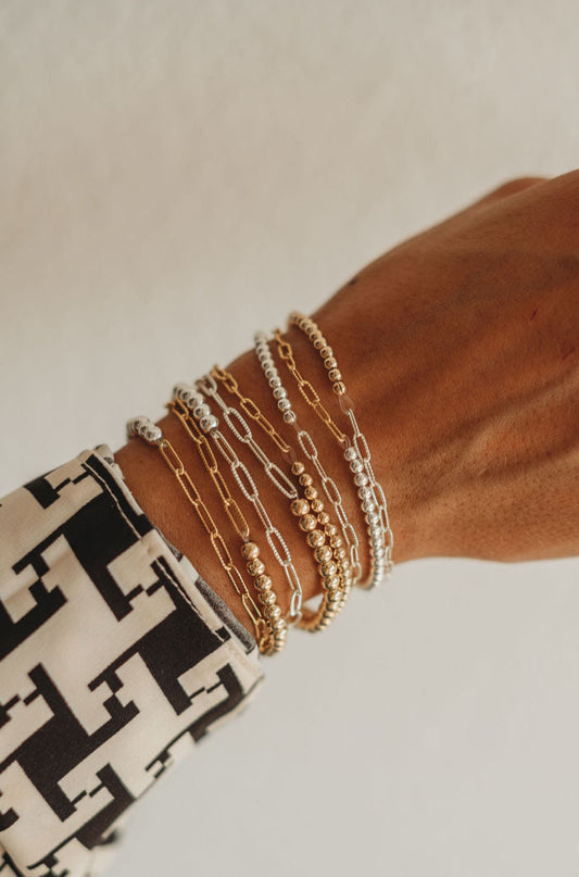 Joy - Chain and Beaded Bracelet