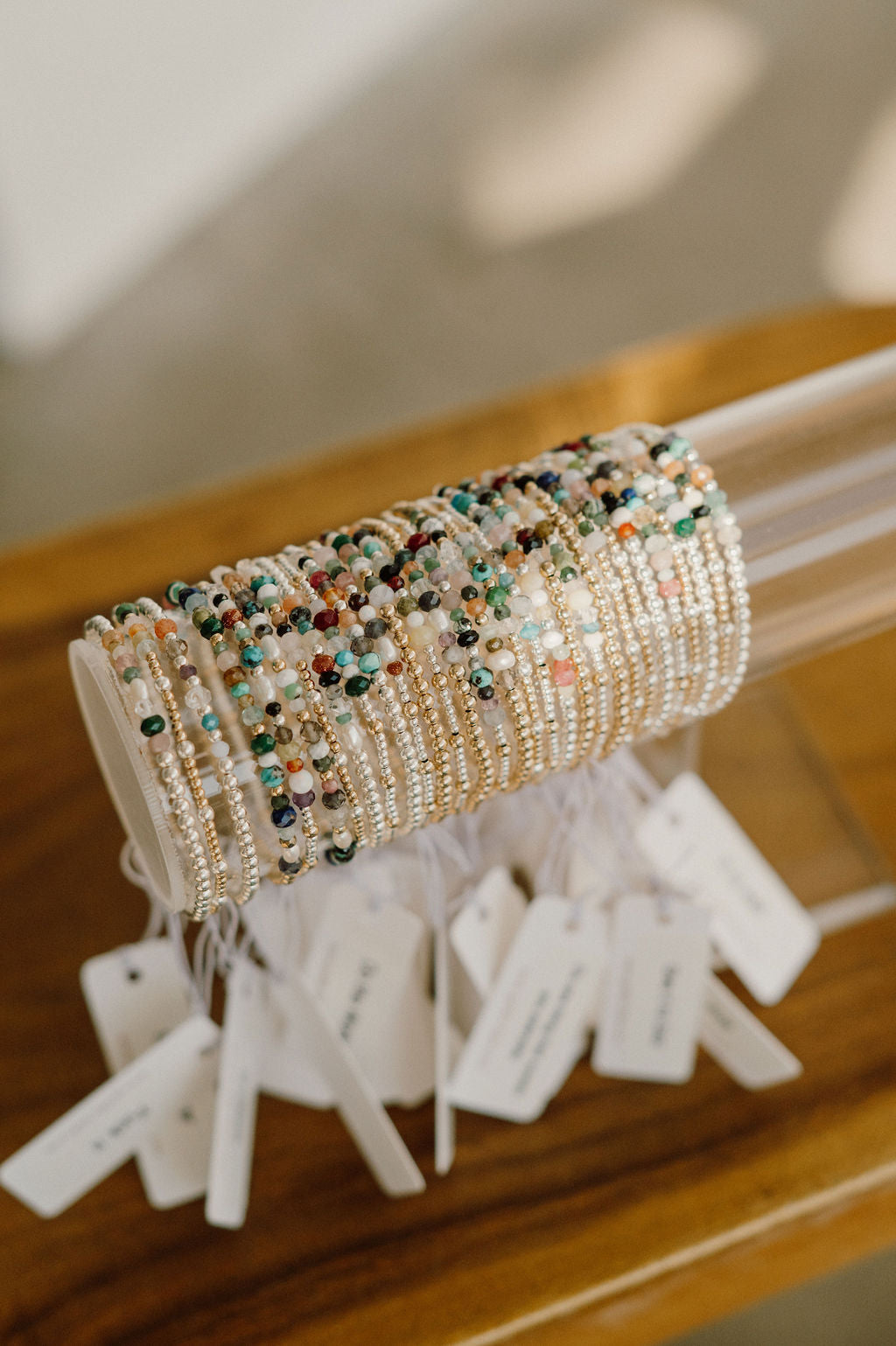 Gemstone Hidden Message Bracelet