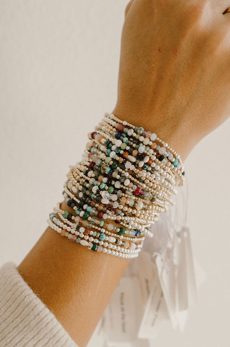 Gemstone Hidden Message Bracelet