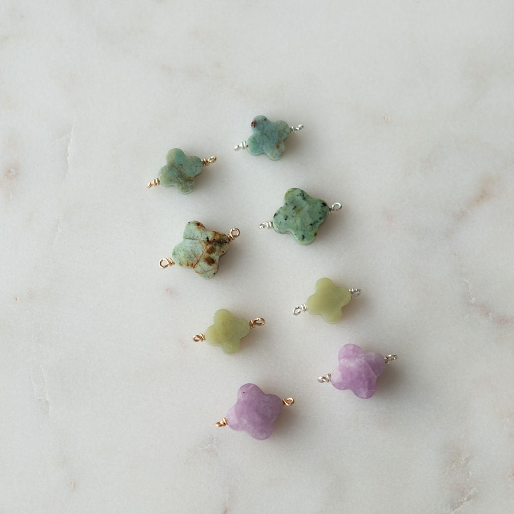 Gemstone CLOVER Connectors