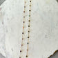 READY TO SHIP Button Gemstone Pink Opal + Tourmaline Permanent Jewelry Chain (3 feet)