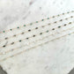 READY TO SHIP Gemstone Tube Permanent Jewelry Chain (3 feet)