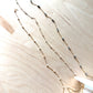 READY TO SHIP Dalmatian Jasper, Tiny Pearl + Peachy Pearl (3 feet)
