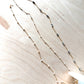 READY TO SHIP Dalmatian Jasper, Tiny Pearl + Peachy Pearl (3 feet)