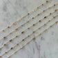 READY TO SHIP Various Gemstone Sapphire Satellite Permanent Jewelry Chain (3 feet)