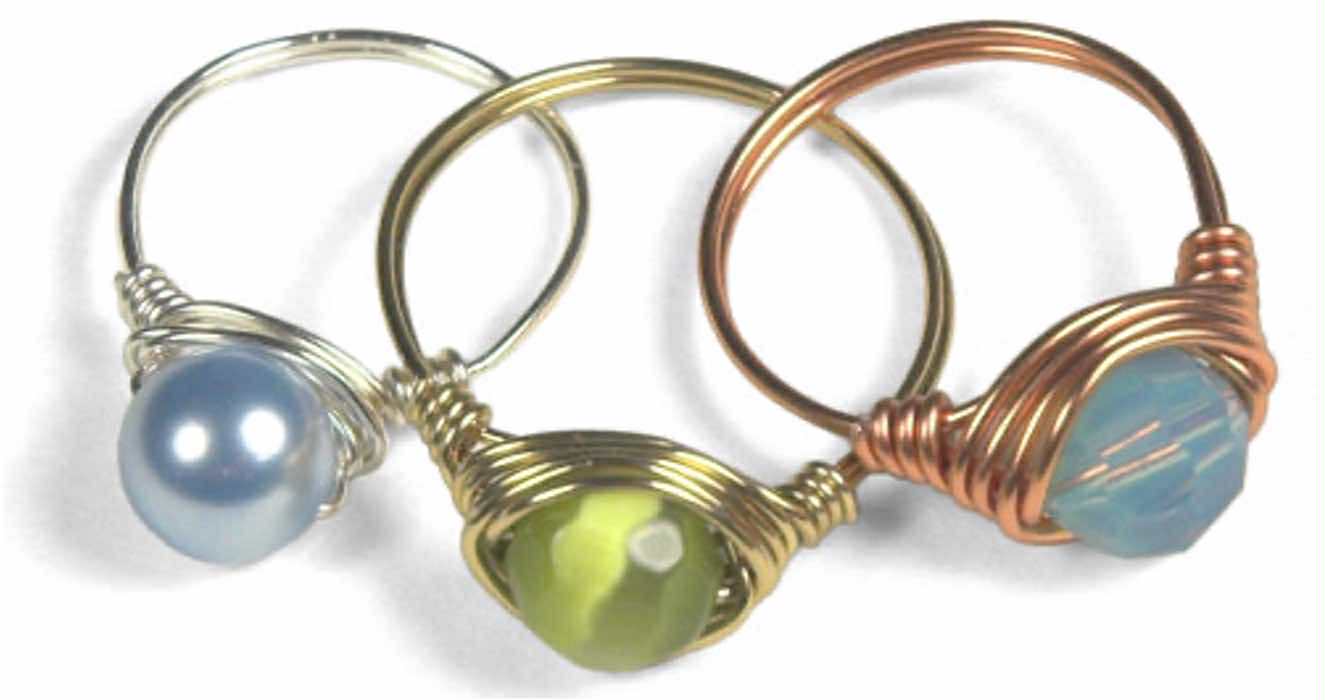 Wire Wrapped Rings Dec 14 - 6pm