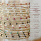 Ezra Birthstone Gemstone Beaded Bracelet