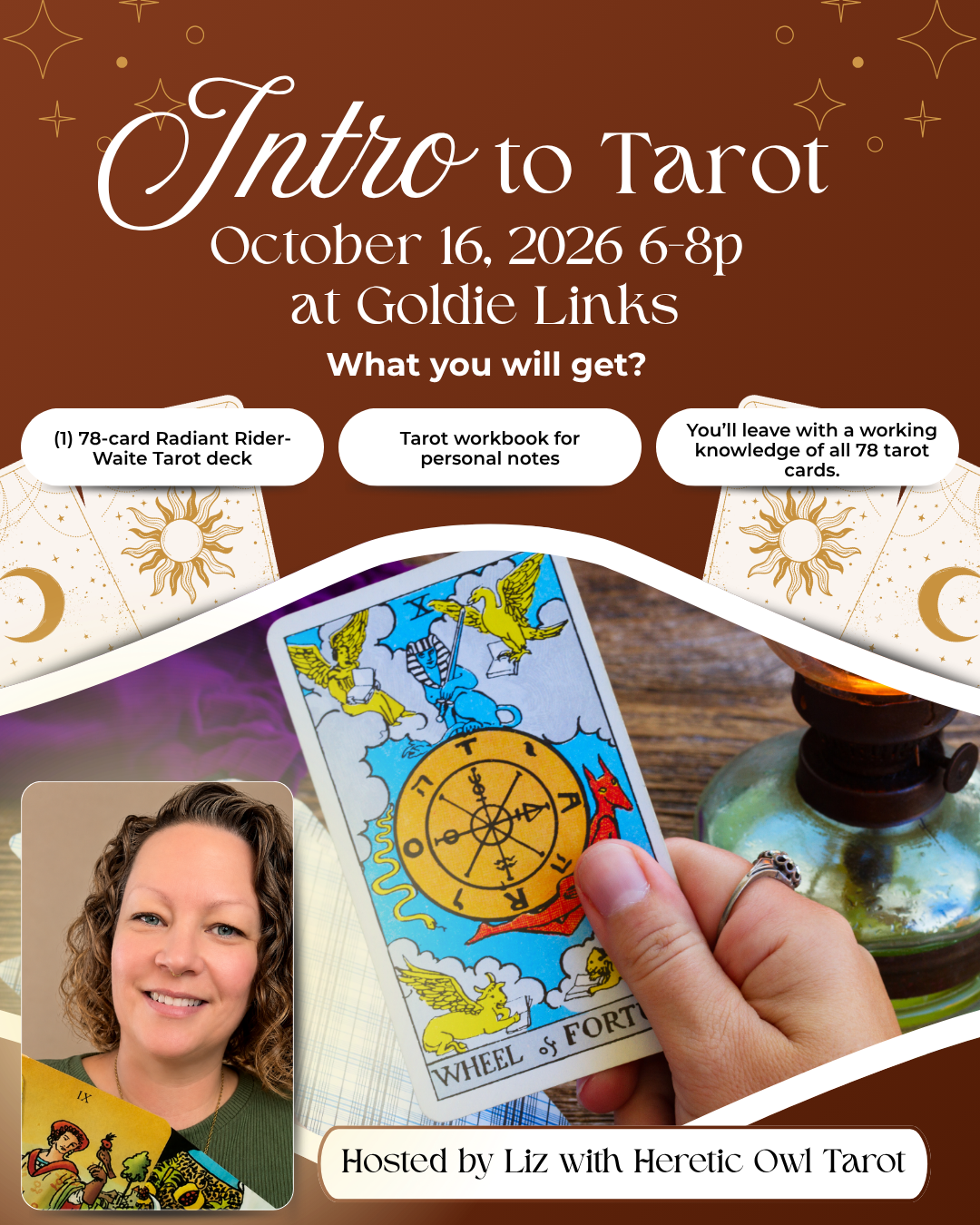 Intro to Tarot 101 - October 16th 6PM