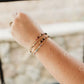 Gemline Collection- Joy Chained 14k Gold Fill + Sterling Silver Custom Birthstone Bracelet