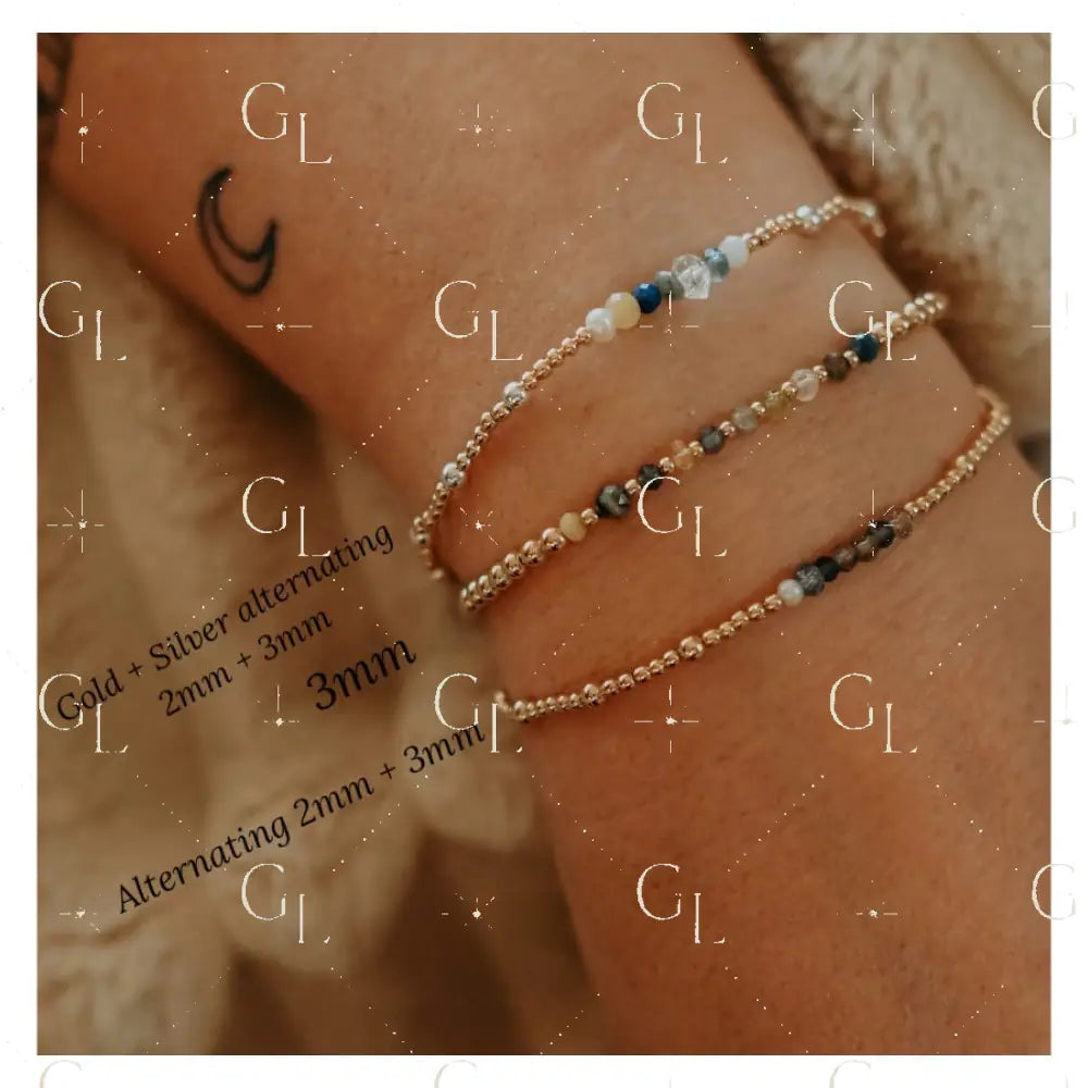 Gemstone Hidden Message Bracelet