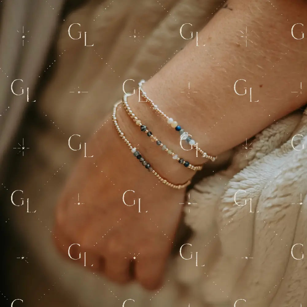 Gemstone Hidden Message Bracelet