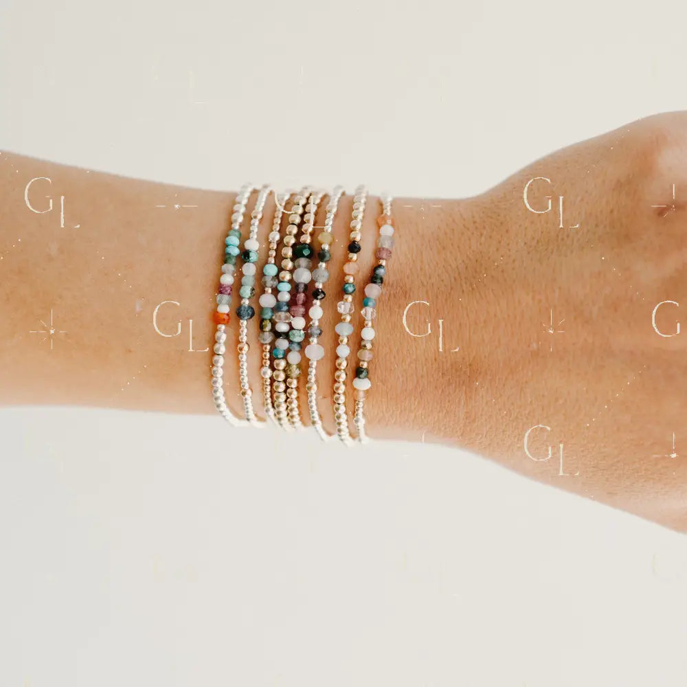 Gemstone Hidden Message Bracelet