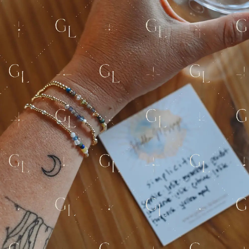 Gemstone Hidden Message Bracelet