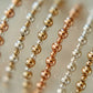 Hallie - Mixed Metal Gold Fill + Sterling Silver Beaded Bracelet