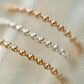Jack - Mixed Metal Gold Fill + Sterling Silver Beaded Bracelet