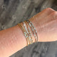 Kyanite Morse Code Bracelet - Stainless Steel