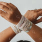 Marley Opalite 14k Gold Fill and Sterling Silver Beaded Bracelet
