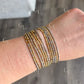 Morse Code Bracelet - Stainless Steel - gold silver and mixed metal