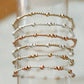 Oaklyn - Mixed Metal Gold Fill + Sterling Silver Beaded Bracelet
