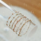Oaklyn - Mixed Metal Gold Fill + Sterling Silver Beaded Bracelet