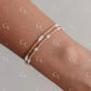 Opalite 14k Gold Fill + Sterling Silver Beaded Bracelet