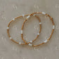 Opalite 14k Gold Fill + Sterling Silver Beaded Bracelet