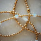 Opalite 14k Gold Fill + Sterling Silver Beaded Bracelet