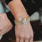 Opalite Evil Eye 14k Gold Fill and Sterling Silver Beaded Bracelet