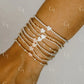 Opalite Heart 14k Gold Fill and Sterling Silver Beaded Bracelet