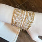Opalite Morse Code Bracelet - 14k Gold Fill or Sterling Silver