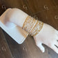 Opalite Morse Code Bracelet - 14k Gold Fill or Sterling Silver