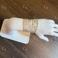 Opalite Morse Code Bracelet - 14k Gold Fill or Sterling Silver