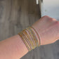 Morse Code Bracelet - Stainless Steel - gold, silver and mixed metal