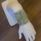 Turquoise Morse Code Bracelet - 14k Gold Fill or Sterling Silver