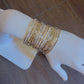 Morse Code Bracelet - 14k Gold Fill or Sterling Silver (Large)