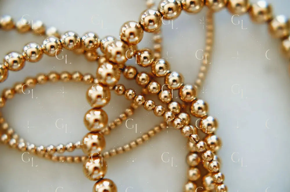 Simply Beaded 14k Gold Fill Bracelet - 6.25 inches / 2 mm
